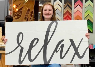 Wood sign painting classes